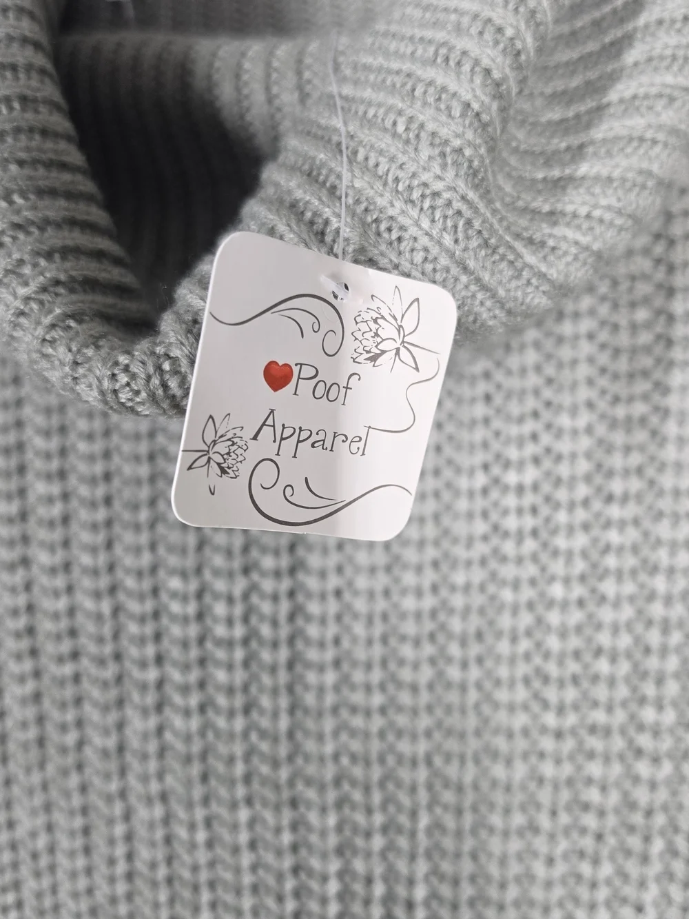 PROOF APPAREL RELAXED COWL NECK SWEATER